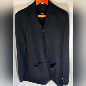 H&M L Button Up Shawl Cardigan